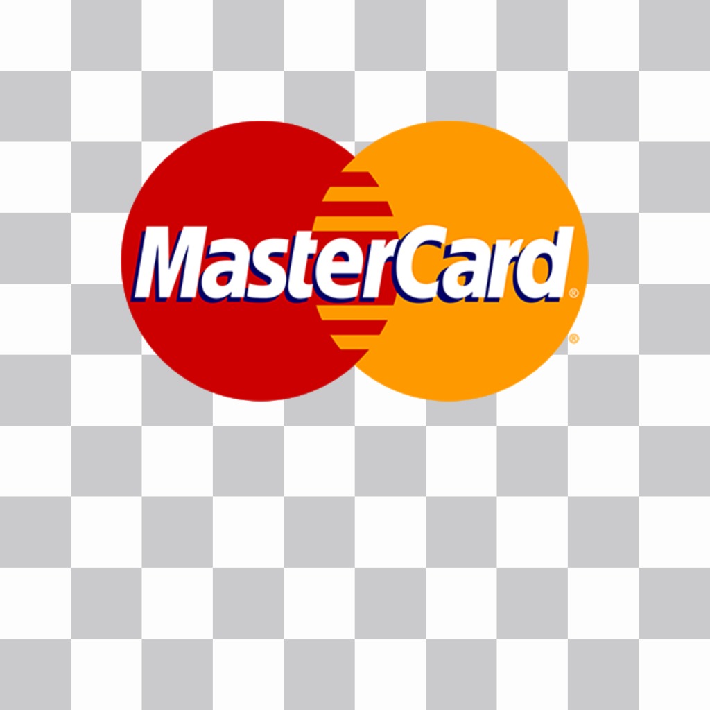 Logo de Master Card, vous pouvez coller sur vos photos et avoir un effet ..