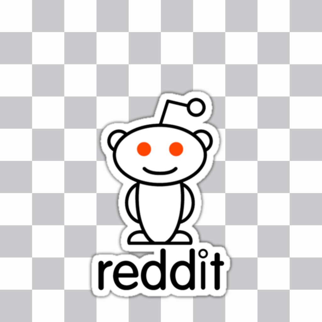 Autocollant de Reddit Logo, forum internet célèbre pour mettre dans votre photo. ..