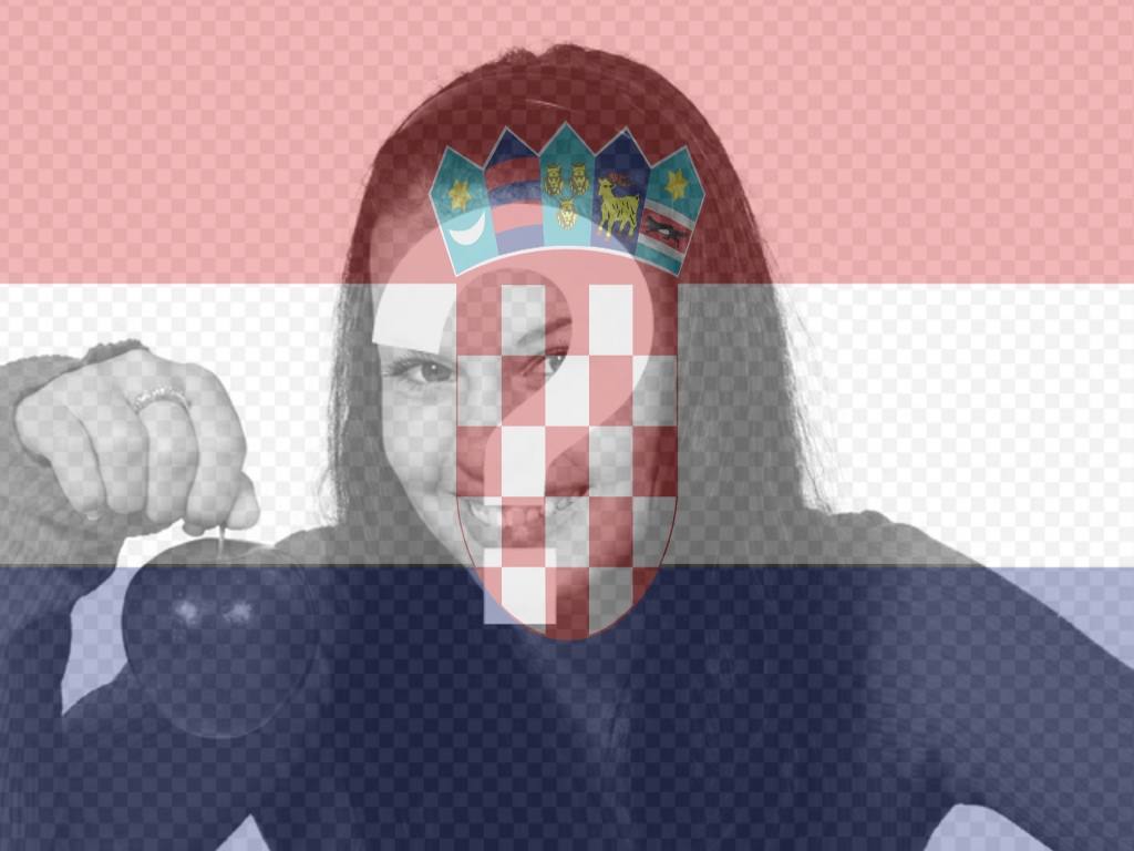 Collage de photos pour le mélange photo Croatie avec la photo que vous..
