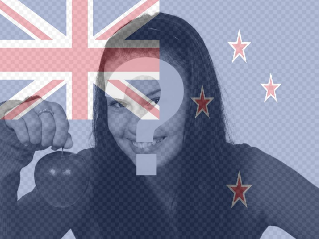 Profil créateur photo de mettre le drapeau de la Nouvelle-Zélande avec votre..