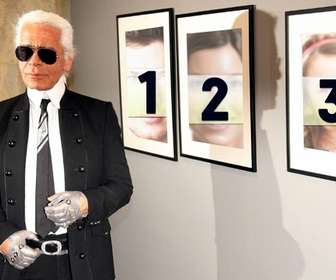 effet photo avec karl lagerfeld mettez votre photo dans les images