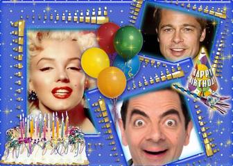 collage anniversaire mettre trois photos collage fantastique