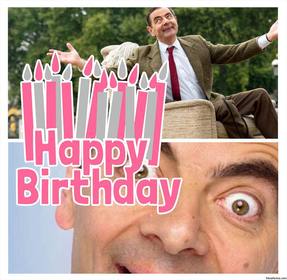 carte postale pour editer avec deux photos et ajouter phrase happy birthday avec beaucoup bougies