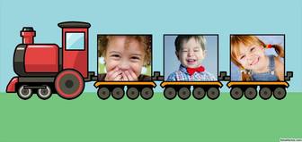 collage ligne dun childrens train pour ajouter trois photos gratuitement effet photo