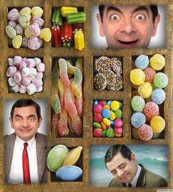 collage pour les bonbons amateurs telecharger trois photos