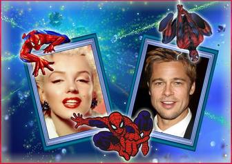 Cadre enfants Spiderman Montage photo