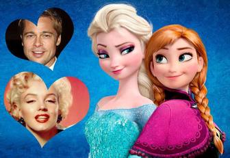 photomontage pour deux photos frozen frozen