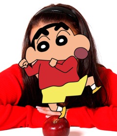 Photomontage avec Shin Chan Shinnosuke Nohara