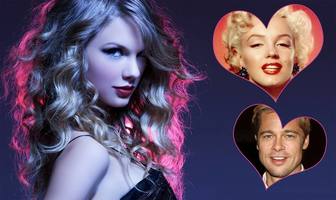 collage pour deux photos avec une photo taylor swift