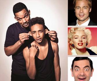 photomontage trois photos avec will et jaden smith