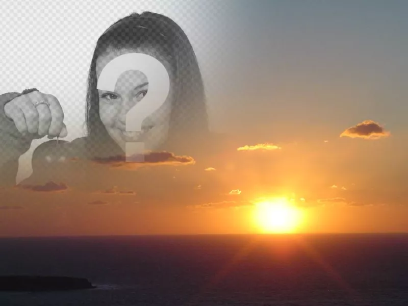 Avec ce montage, vous pouvez éditer un coucher de soleil sur la côte, faire un collage avec une réduction de votre photo. Idéal pour les..