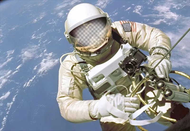 Créer un photomontage dun astronaute et de mettre votre visage dans le casque ..