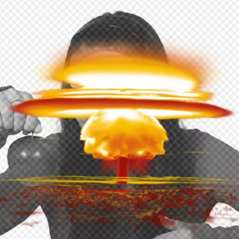 Créer des montages photo en ajoutant un filtre spécial avec une rafale orange et jaune sur une..