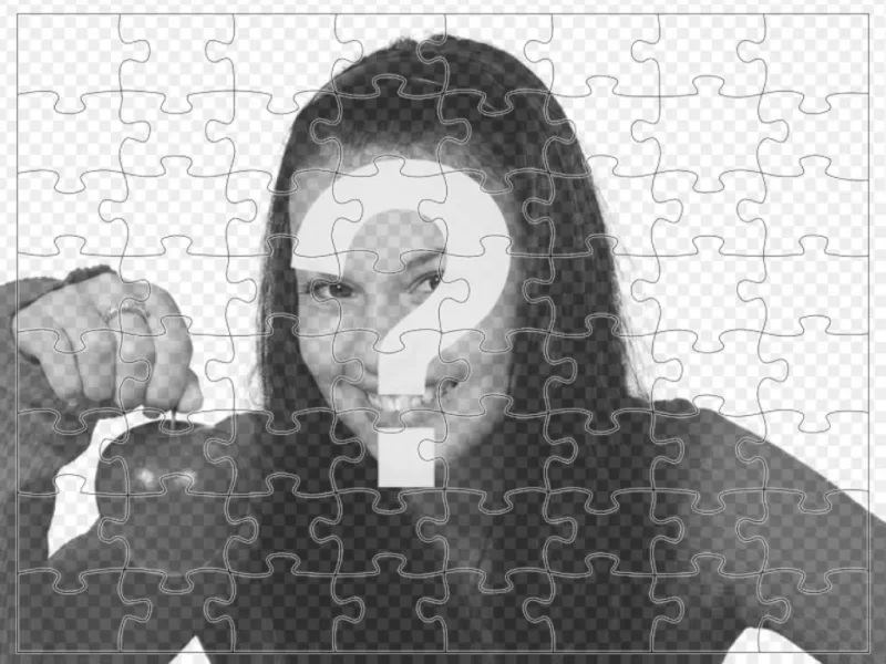 Montage photo pour transformer votre photo en puzzle ..