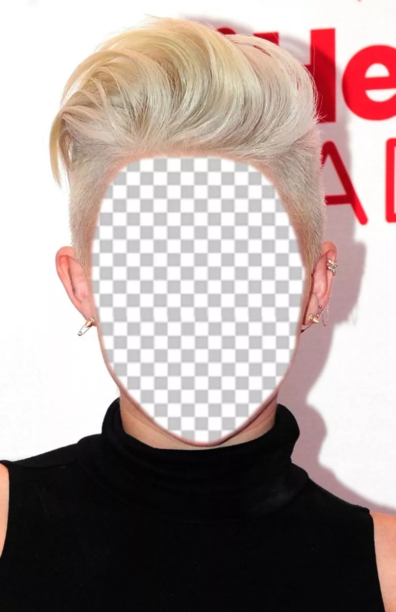 Photomontage davoir la coiffure de Miley Cyrus et ..