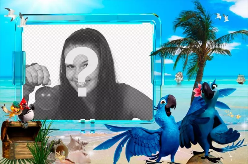 photomontage dété de mettre votre photo sur une plage. ..