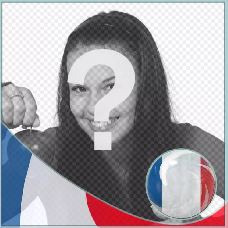 Montage avec le drapeau de la France de mettre le profil sur les rÃ©seaux sociaux. ..