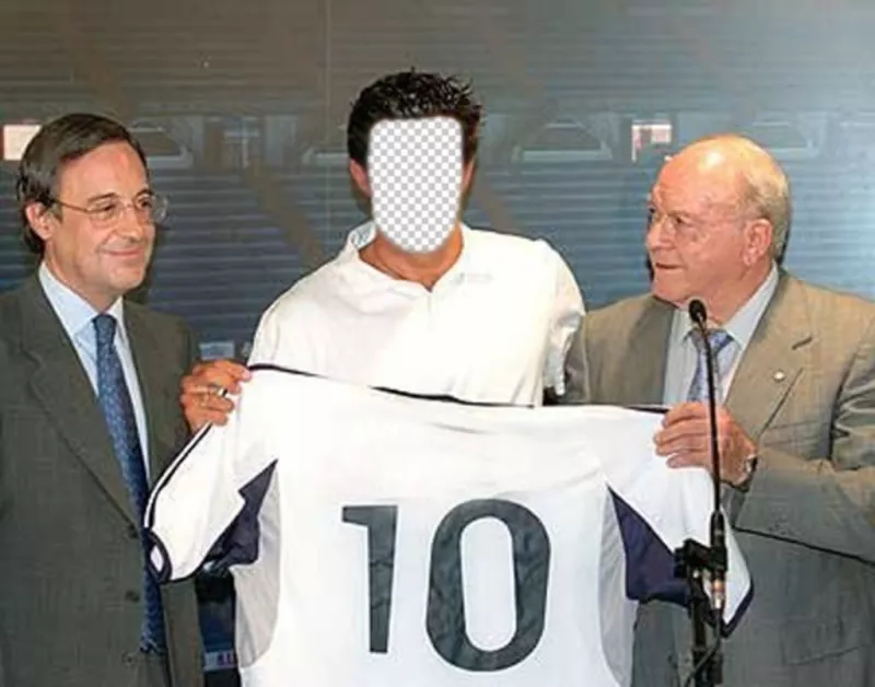Modifier cette photo effet de mettre votre visage dans le visage dun joueur ..