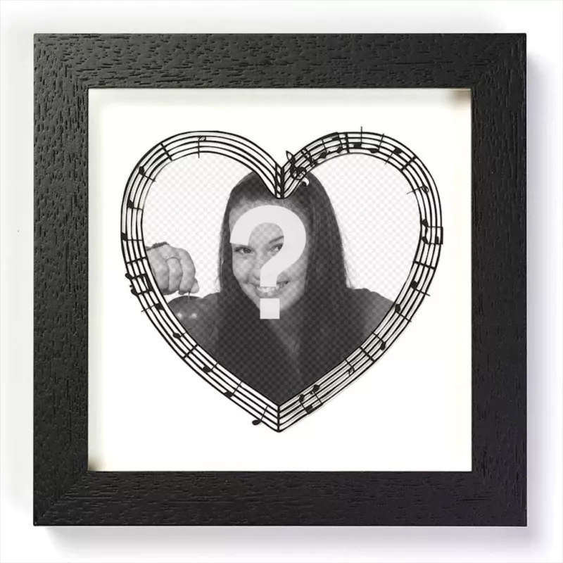 Cadres de musique pour vos photos Photoeffets