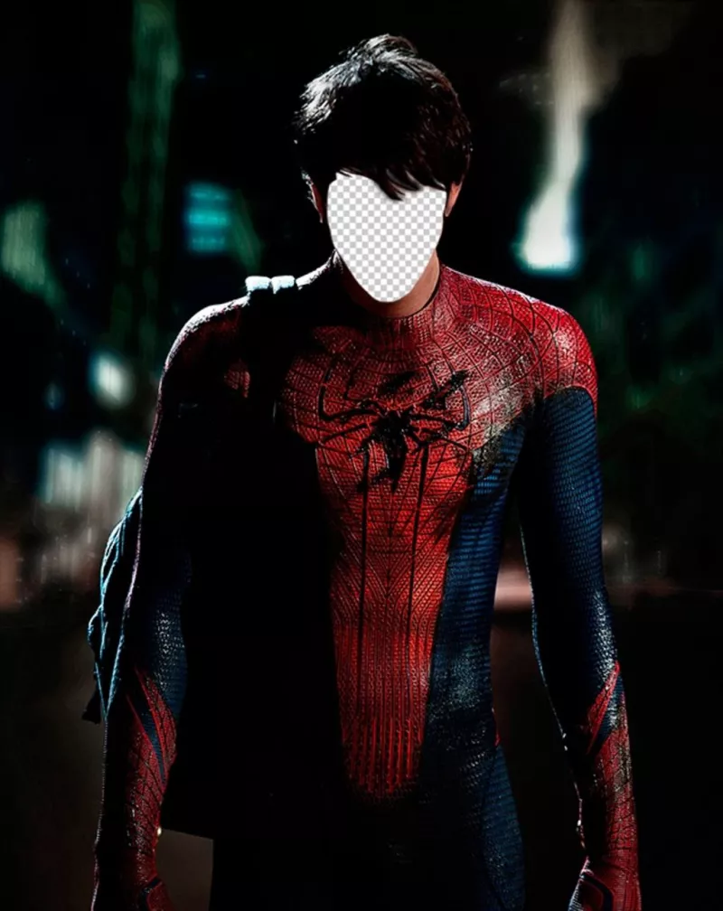 Avec ce photomontage mettre votre visage sur le corps de Spiderman ..