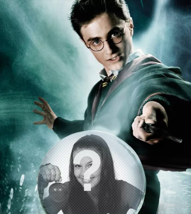 Photomontage de Harry Potter avec un ..