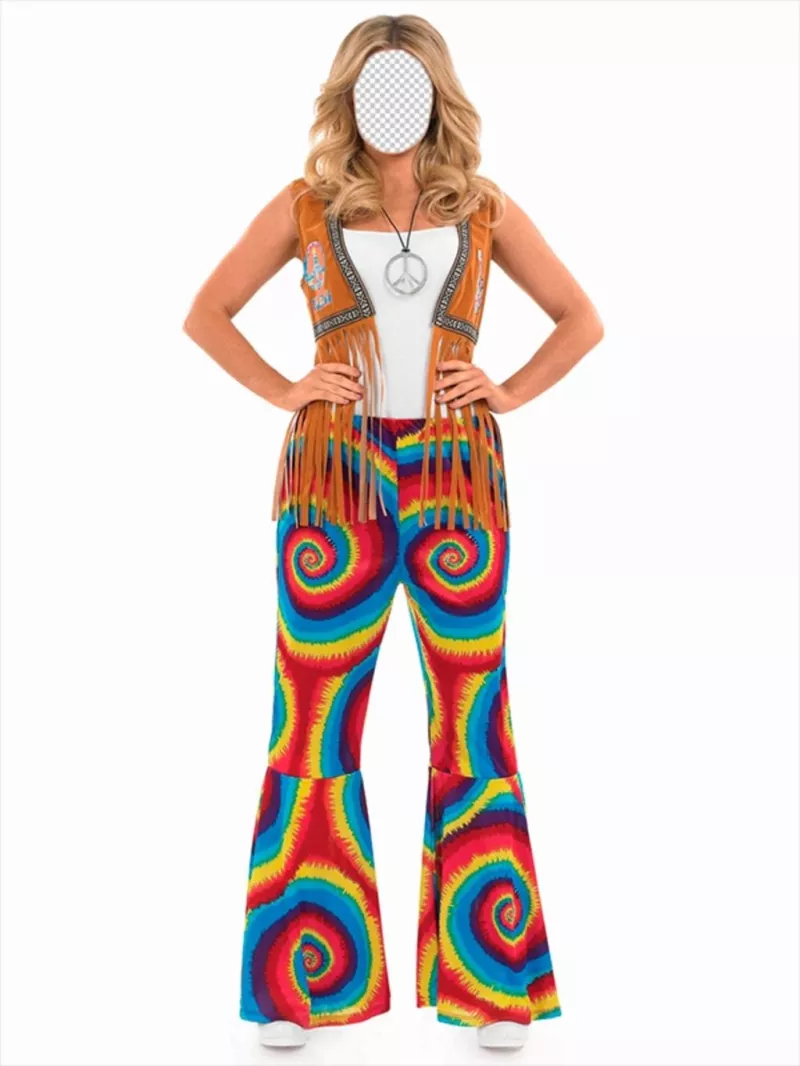 photomontages en ligne pour mettre votre visage dans une femme hippie ..