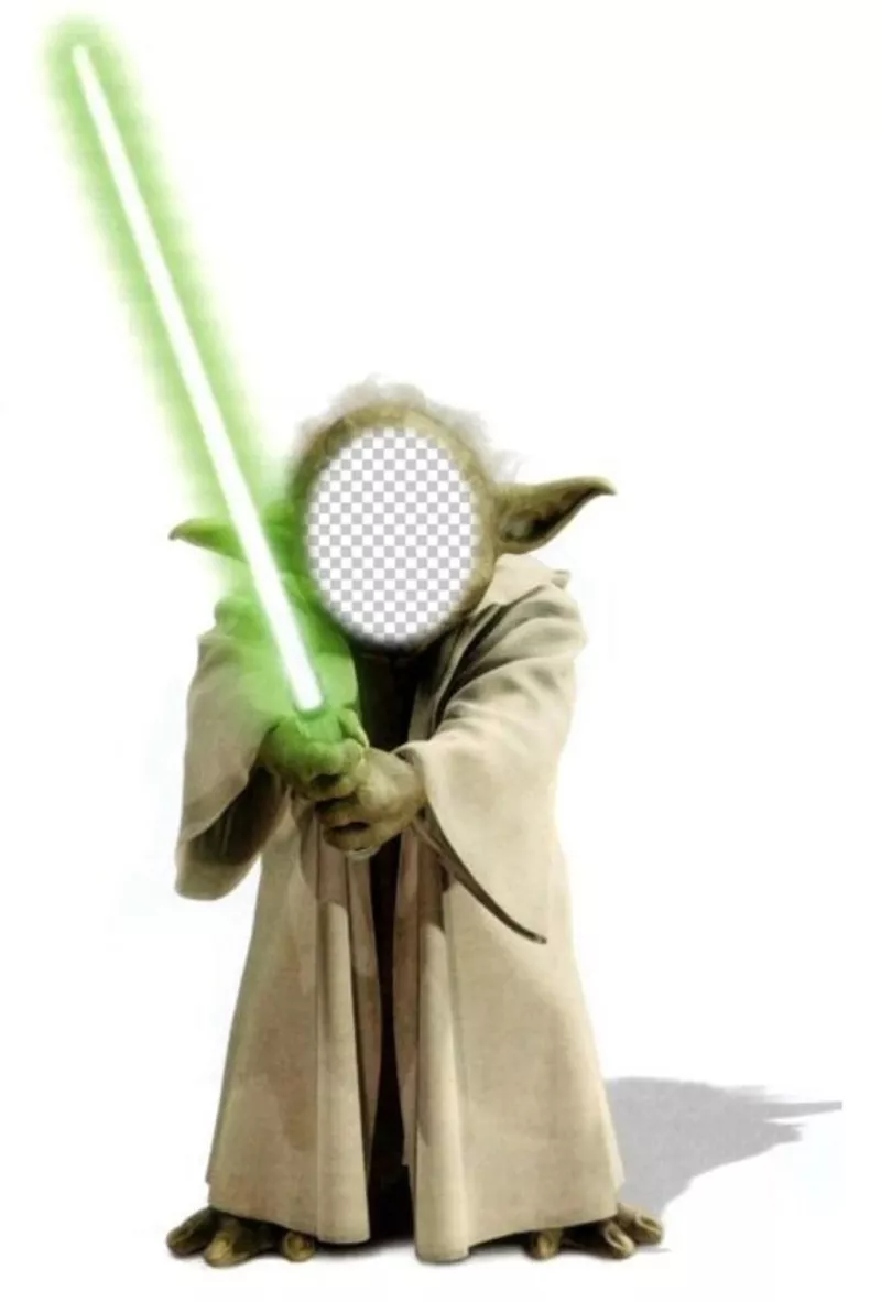 Modèle de photomontages de Yoda de Star Wars pour ajouter votre visage ..