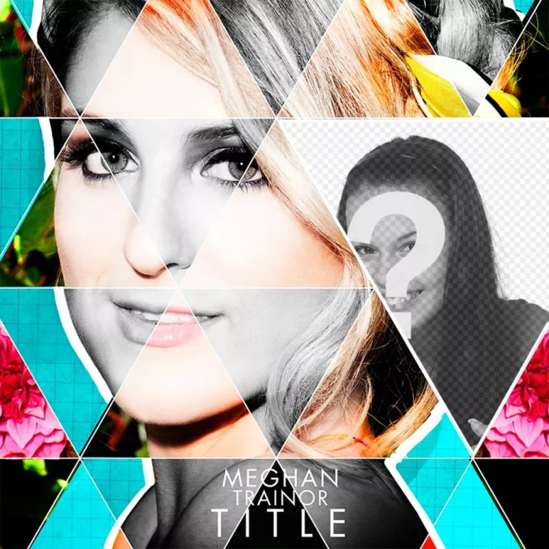 Photomontage avec couverture de CD Meghan Trainor ..