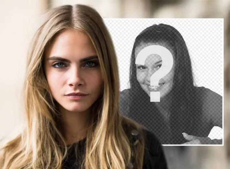 Cara Delevingne effet photo pour télécharger une photo ..