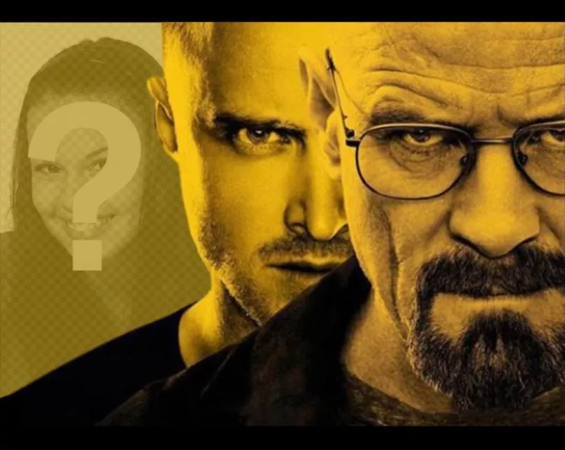 Ajouter votre visage pour cette photo effet de la célèbre série Breaking Bad ..