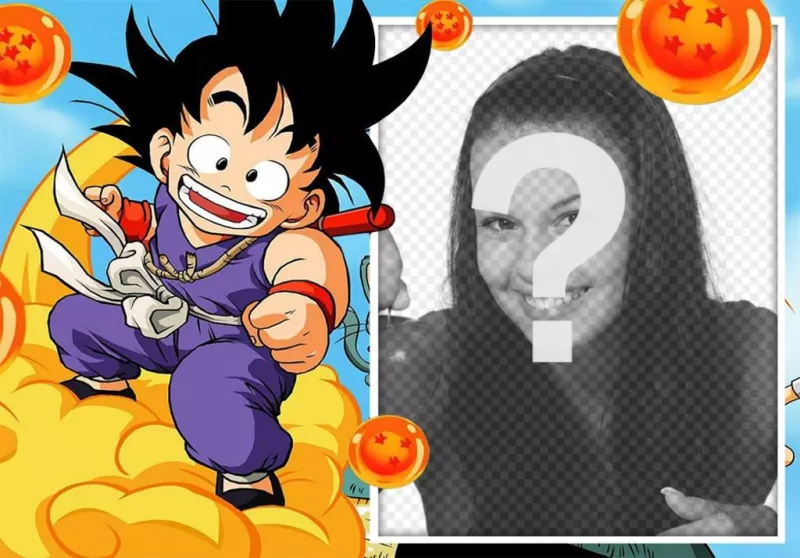 Photomontages et cadres avec Son Goku ..