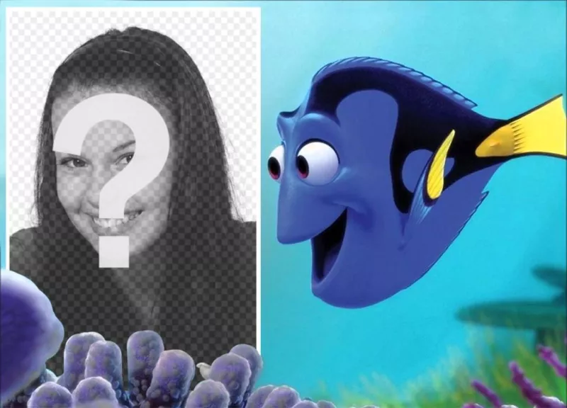 Personnalisable avec effet Dory de Finding Nemo ..
