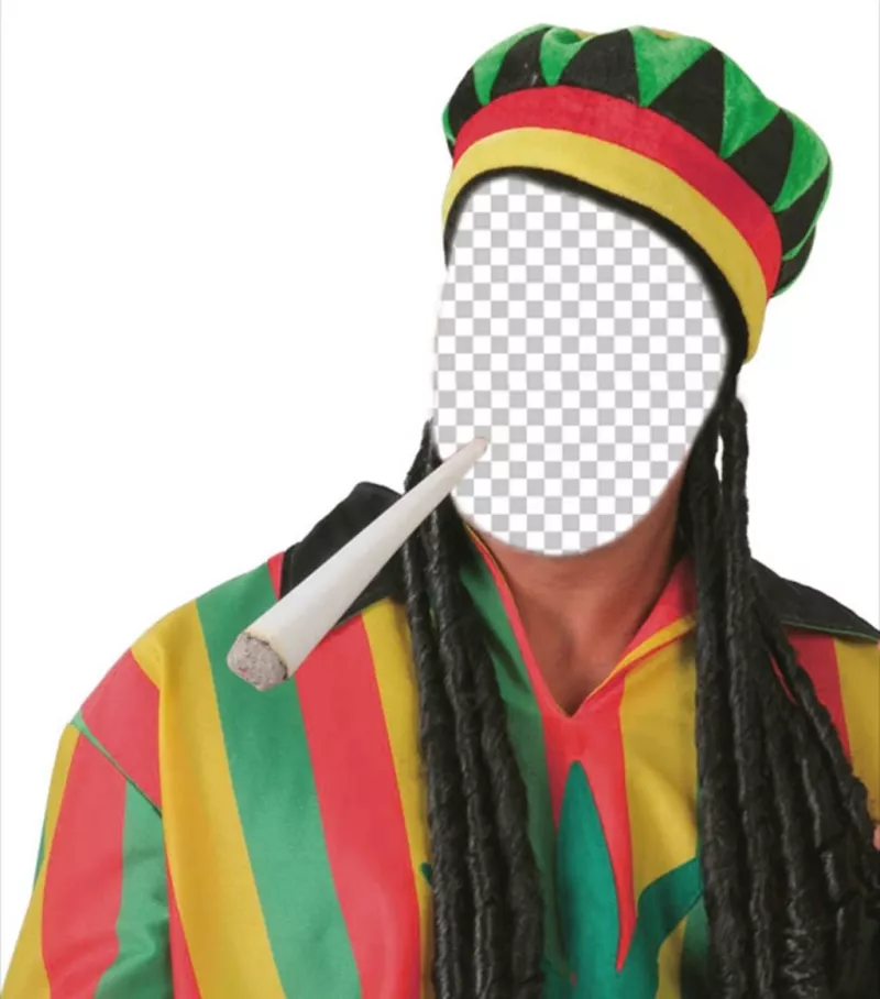 Être habillé comme rastafari avec cet effet original et libre ..