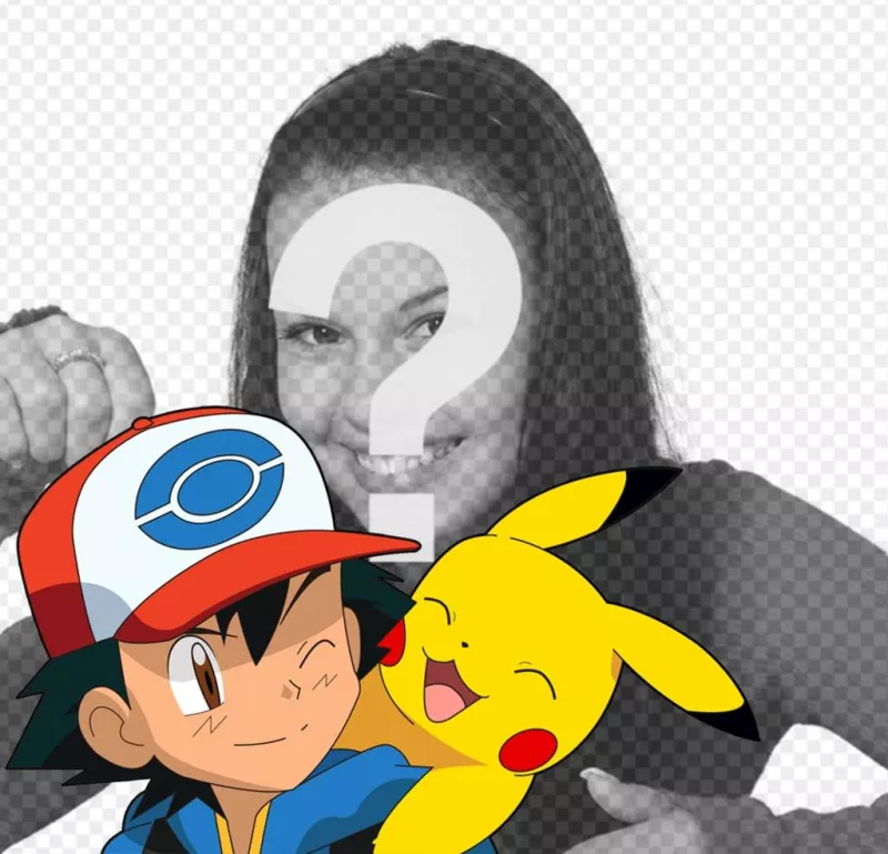 Effet avec Ash et Pikachu où vous pouvez ajouter votre photo pour obtenir un effet photo gratuit en ligne ..