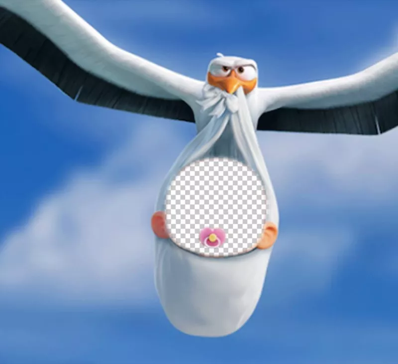 Ajouter votre visage pour le bébé de film Cigognes avec ce ..