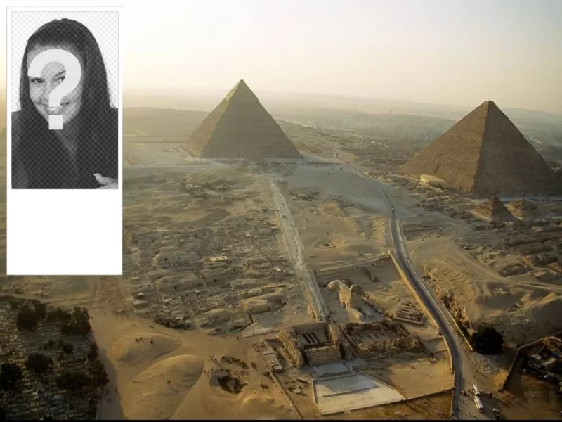 Contexte de twitter où vous pouvez mettre votre photo, des pyramides égyptiennes..