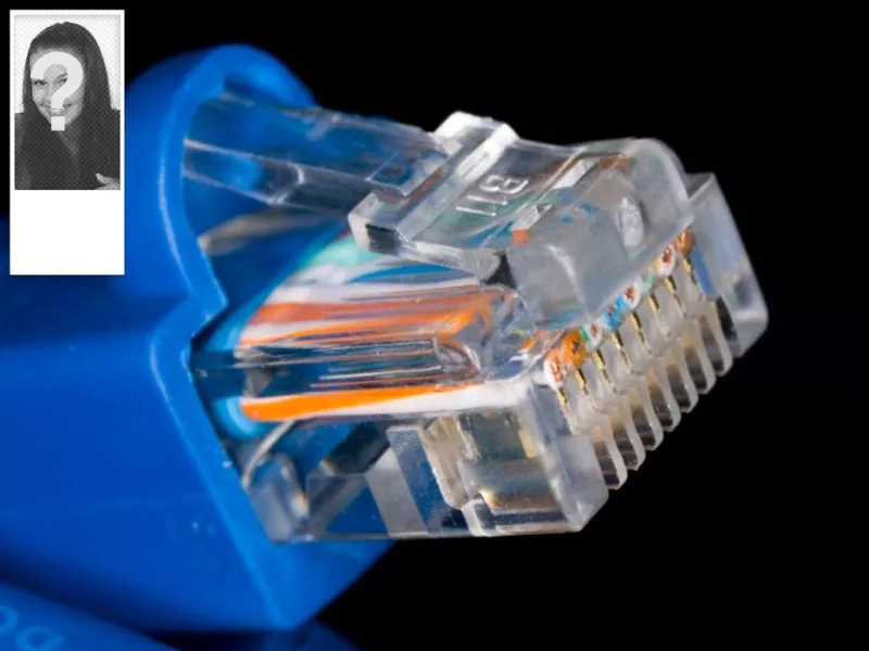 Contexte de twitterof un fil Ethernet où vous pouvez mettre votre..