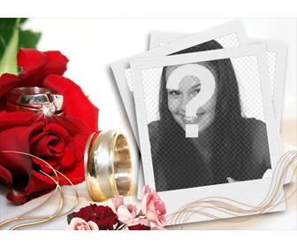 accord dquotinclure votre photo dans un contexte noel roses rouge et or couleurs typiques noel