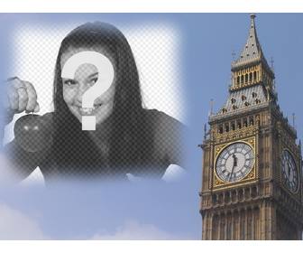 photomontage faire une carte postale avec le big ben londres personnalise avec votre photo finition professionnelle et lquotedition facile via cette page