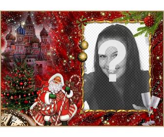 photomontages elegant noel et le pere noel pour ajouter votre photo