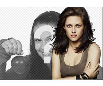 photomontage mettre votre photo avec kristen stewart