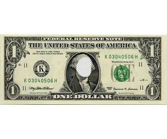 photomontages originale ou vous pouvez mettre votre visage sur le billet dun dollar