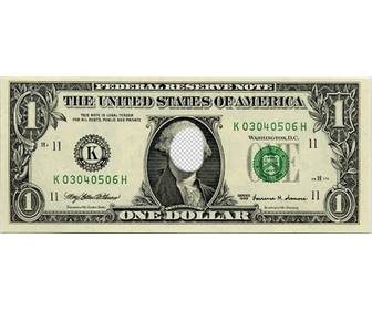 photomontages originale ou vous pouvez mettre votre visage sur le billet dun dollar