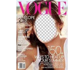 photomontage ou vous pouvez apparaitre sur couverture du magazine vogue