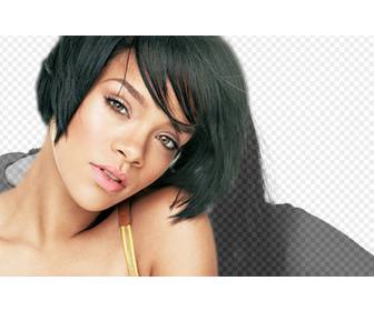 montage photo avec des images rihanna