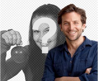 photomontage avec bradley cooper pour placer votre photo et apparaissent avec lui dans lquotimage