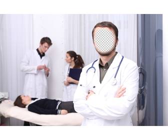 photomontage pour devenir un medecin lhopital avec votre photo