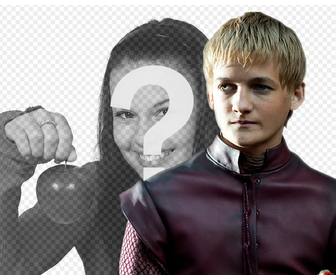 photomontage apparaitre avec joffrey lannister le mechant roi game of thrones
