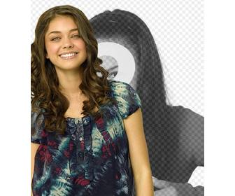 apparait cote sarah hyland modern family dans une photo avec ce photomontage