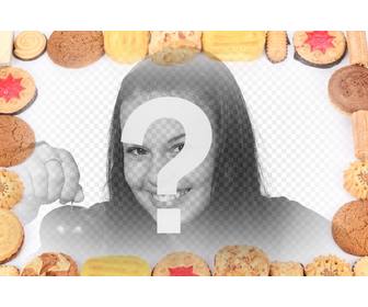 decorez vos photos numeriques avec ce cadre compose biscuits differentes saveurs